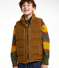 Kids' Bean's Down Corduroy Vest | L.L.Bean