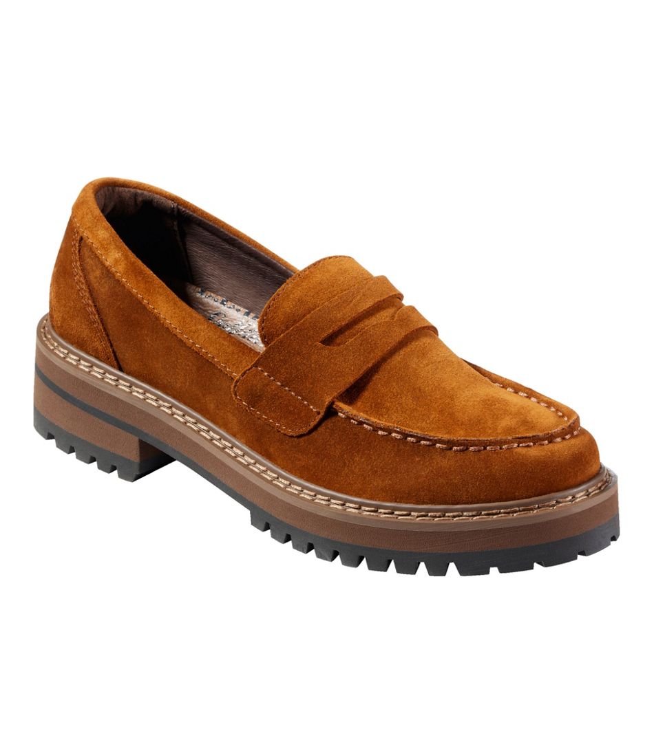 Women's Camden Hills Penny Loafers, Suede | L.L.Bean