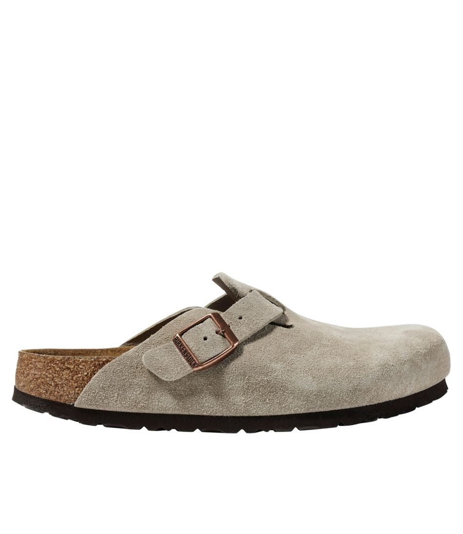Women's Birkenstock Boston Clogs, Suede Soft Footbed | L.L.Bean