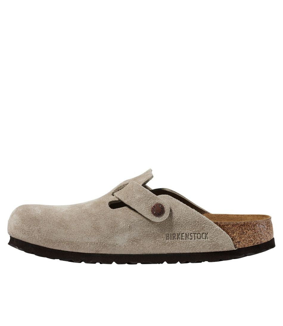 Women's Birkenstock Boston Clogs, Suede Soft Footbed | L.L.Bean