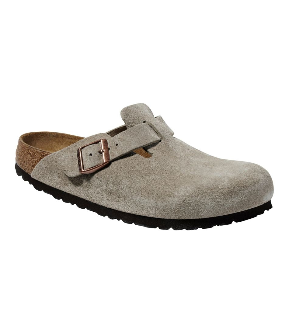 Women's Birkenstock Boston Clogs, Suede Soft Footbed | L.L.Bean