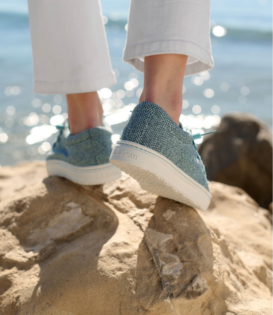 Women's Higgins Beach 4-Eye Slip-Ons, Fabric | L.L.Bean