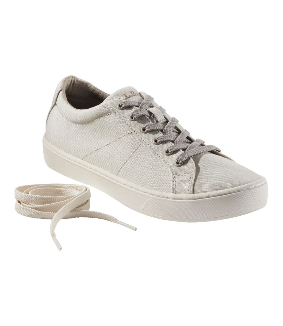Women's Eco Bay Canvas Sneakers, Lace-Up | L.L.Bean