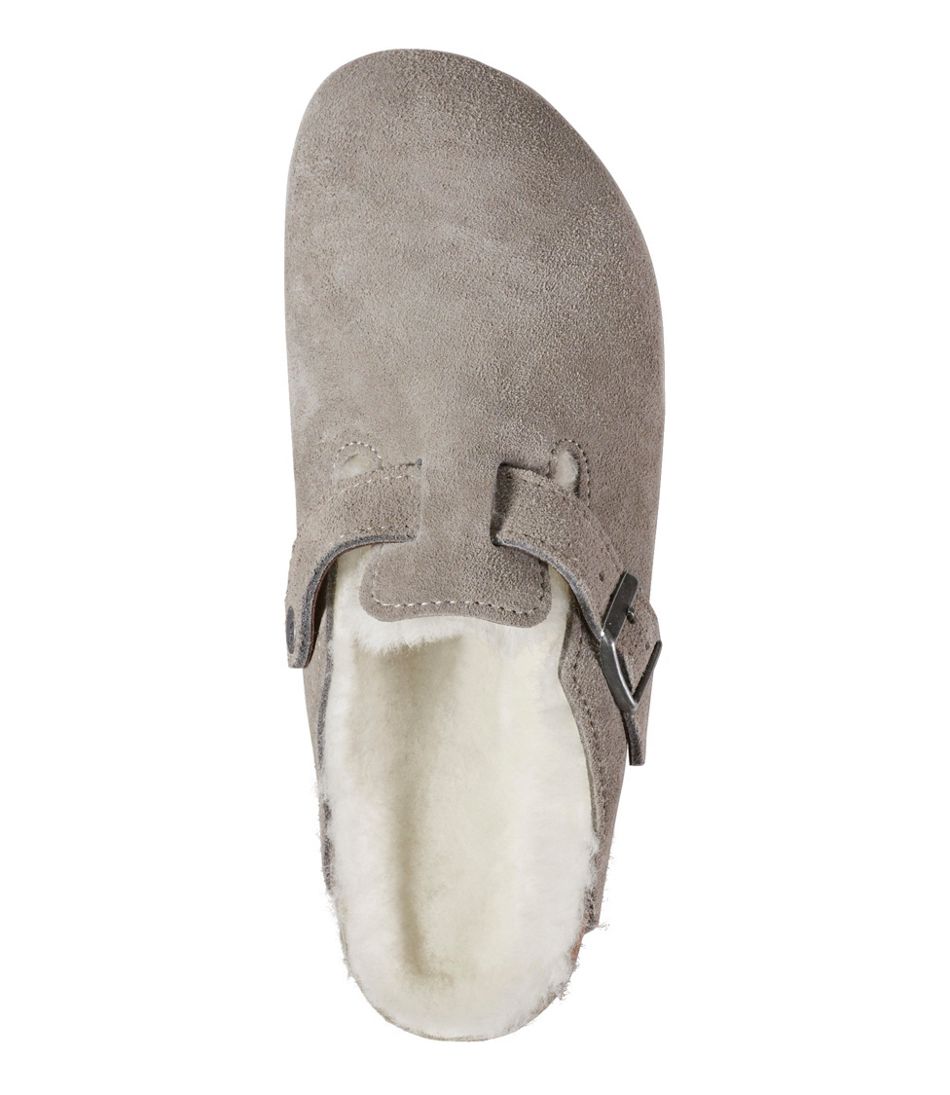 Women's Birkenstock Boston Clogs, Suede Shearling | L.L.Bean