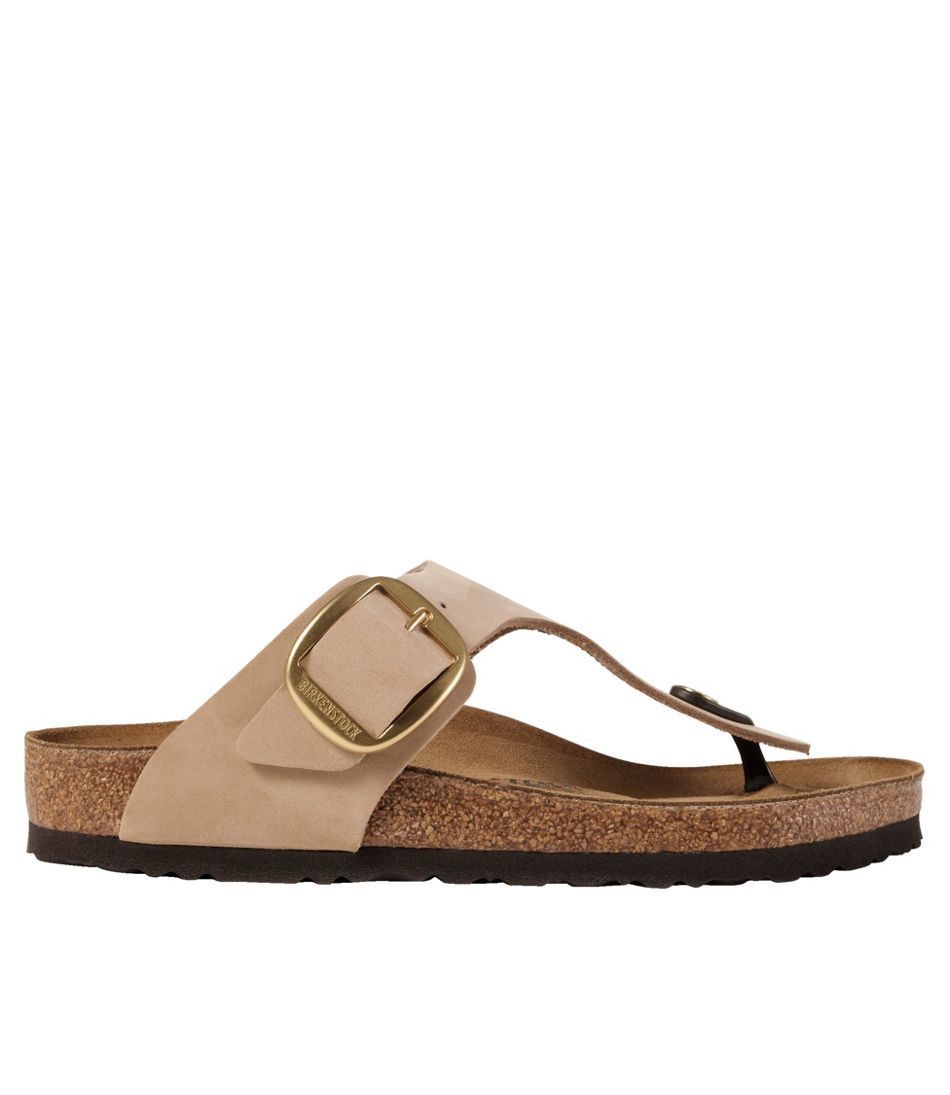 Women's Birkenstock Big Buckle Gizeh Sandals, Nubuck | L.L.Bean
