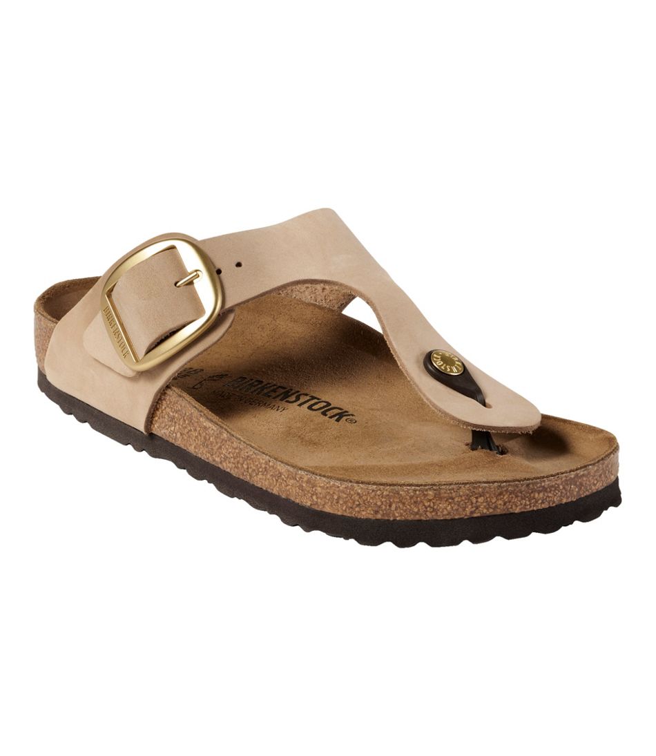 Women's Birkenstock Big Buckle Gizeh Sandals, Nubuck | L.L.Bean