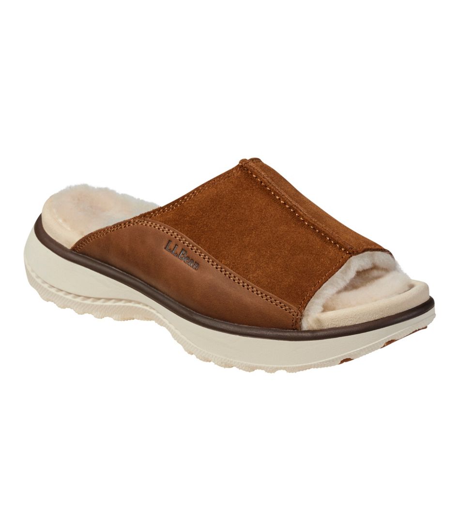 Women's Freeport Slides, Shearling-Lined | L.L.Bean
