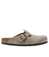 Men's Birkenstock Soft Footbed Boston Clogs, Suede | L.L.Bean