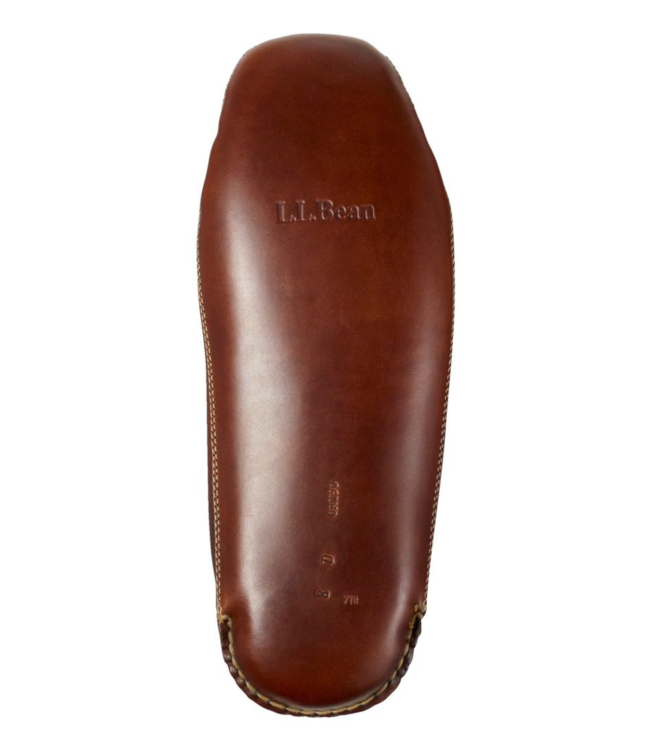 Men's Leather Double-Sole Slippers, Shearling-Lined | L.L.Bean
