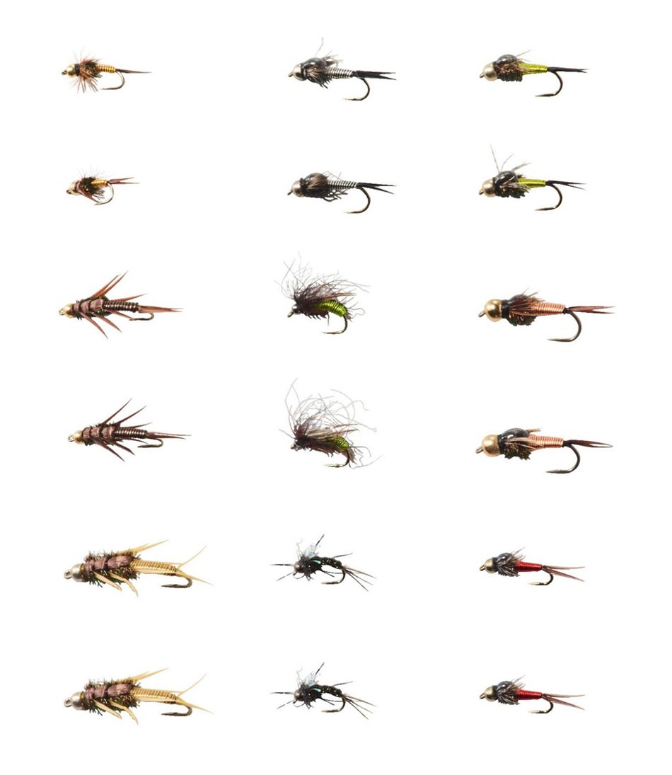 Umpqua 18-Piece Wire Nymph Fly Selection | L.L.Bean