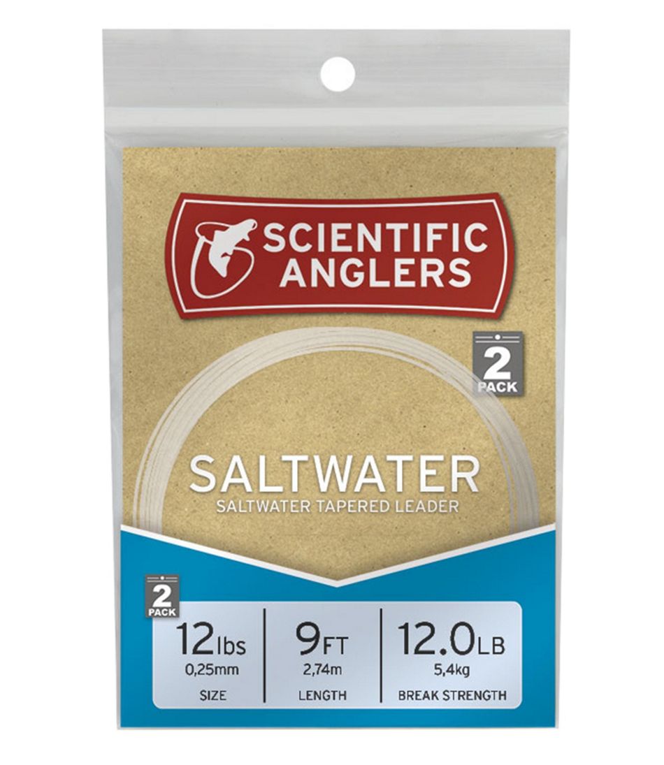 Scientific Anglers Saltwater Nylon Leaders, 9' 2-Pack | L.L.Bean