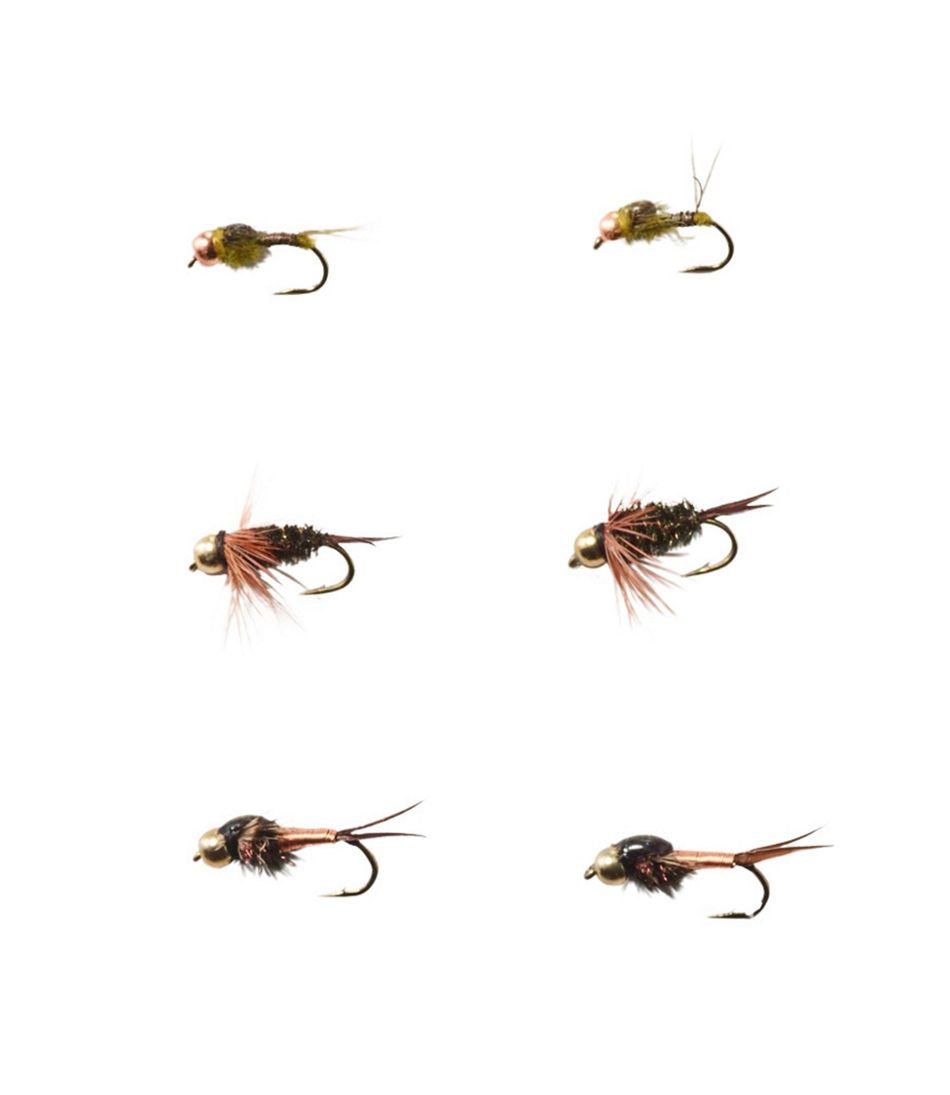 Umpqua Six-Piece Bead Head Nymph Selection | L.L.Bean