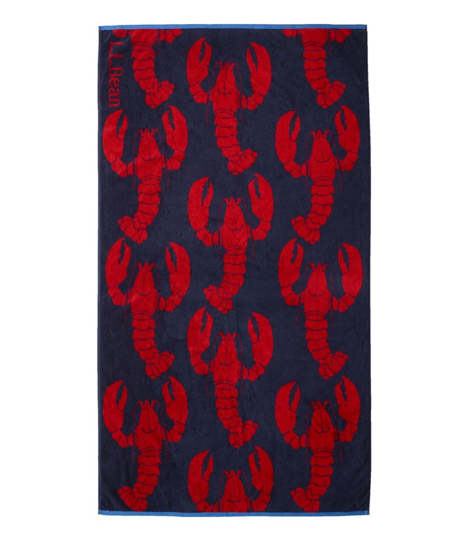 Seaside Beach Towel, Lobsters | L.L.Bean