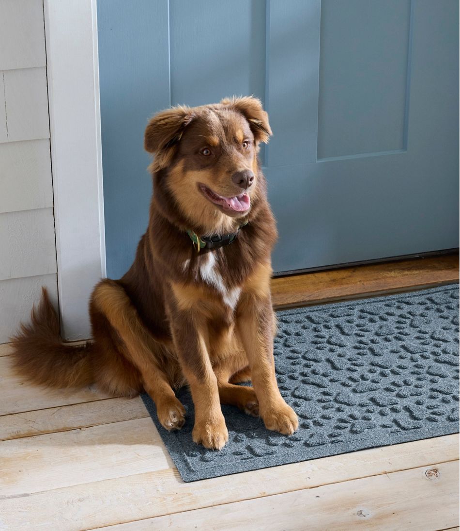 Recycled Waterhog Dog Mat, Scattered Paws | L.L.Bean