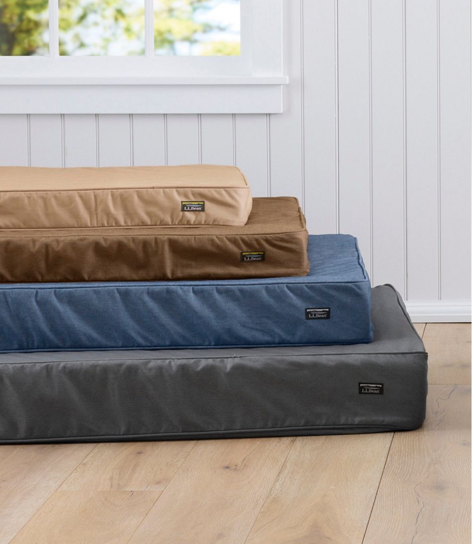 Premium Denim Dog Bed, Rectangular | L.L.Bean