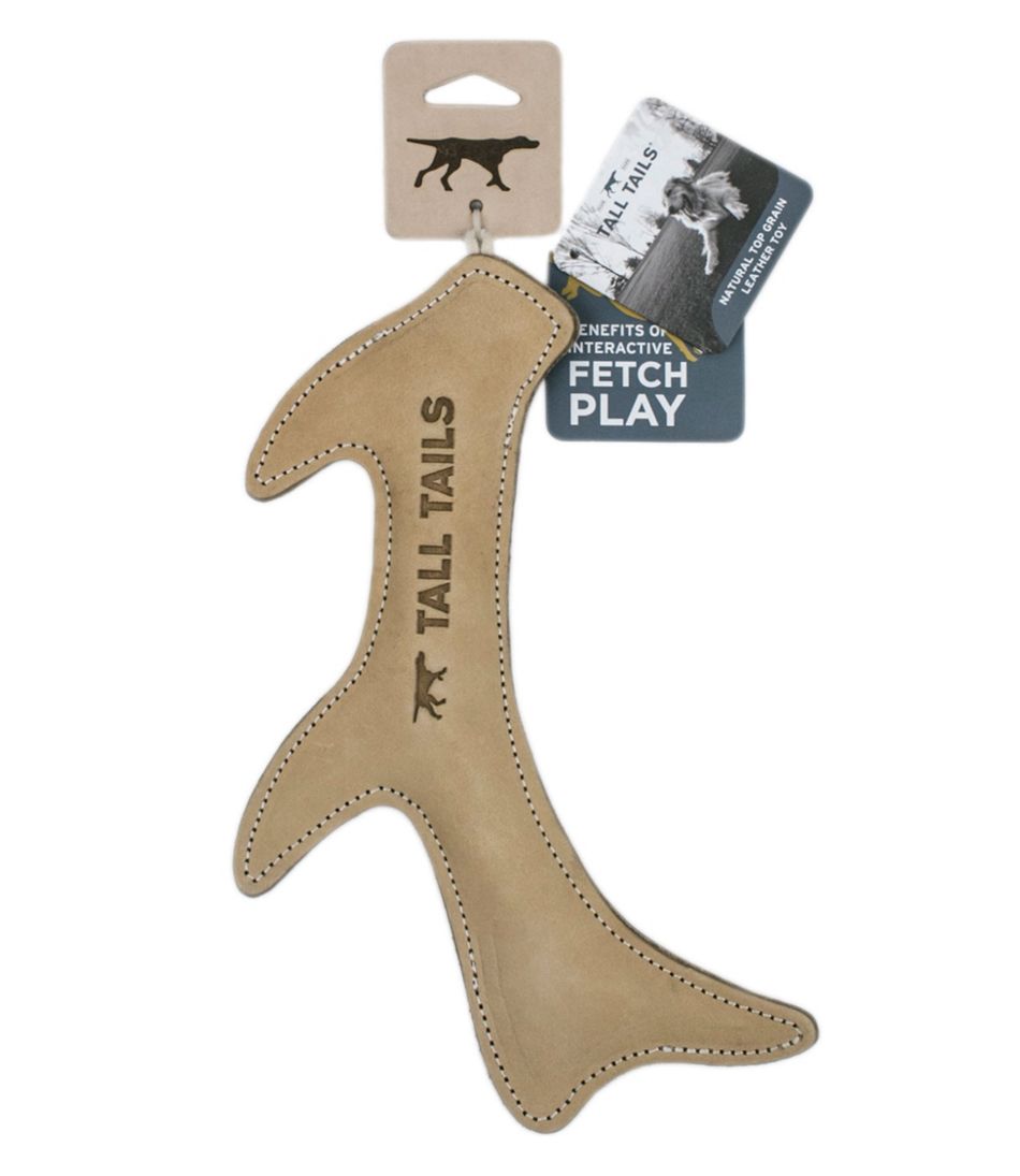 Natural Leather Antler Dog Toy | L.L.Bean