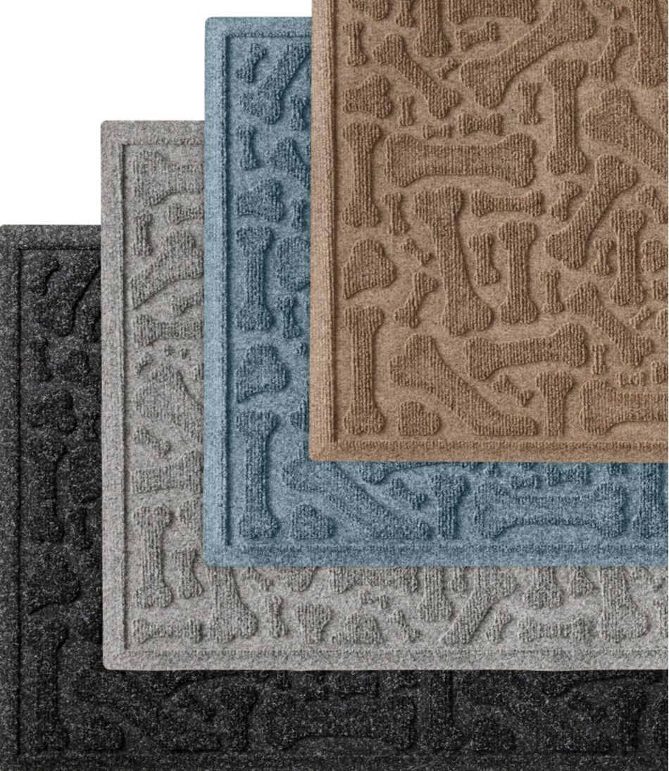 Recycled Waterhog Wide Doormat, Scattered Bones | L.L.Bean