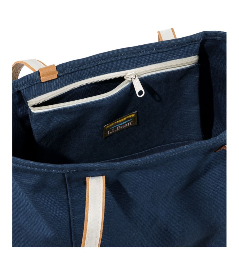 Leather-Handle Essential Tote Bag | L.L.Bean