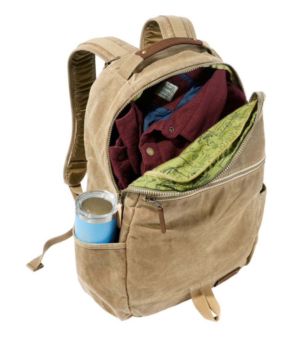 Waxed Canvas Travel Backpack | L.L.Bean