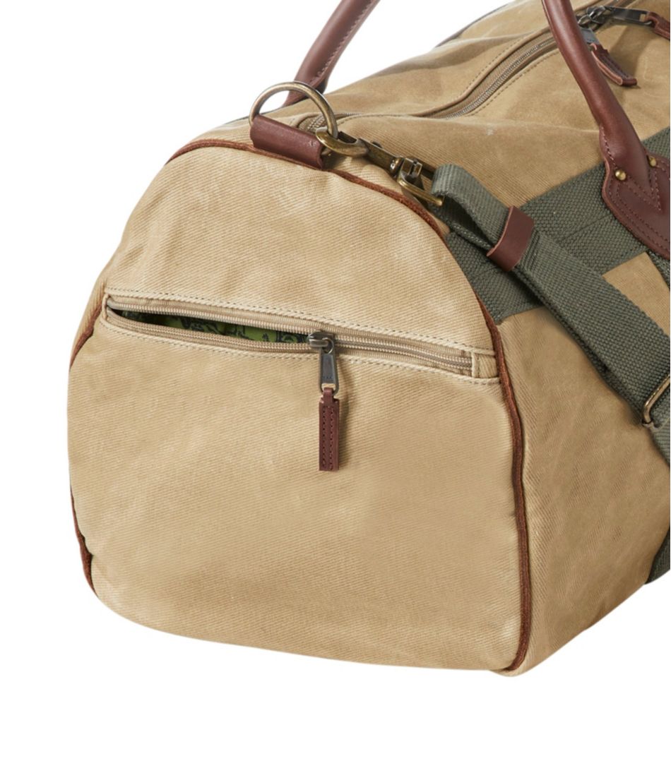 Waxed Canvas Duffle, Medium | L.L.Bean