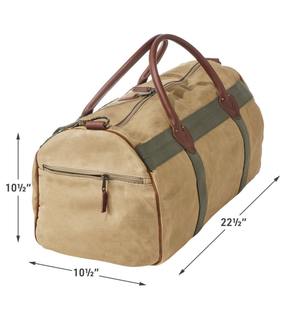 Waxed Canvas Duffle, Medium | L.L.Bean