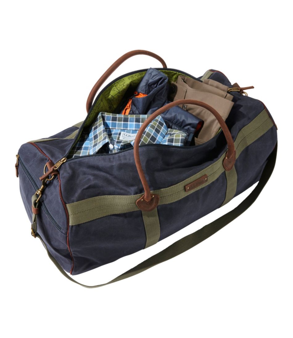 Waxed Canvas Duffle, Large | L.L.Bean