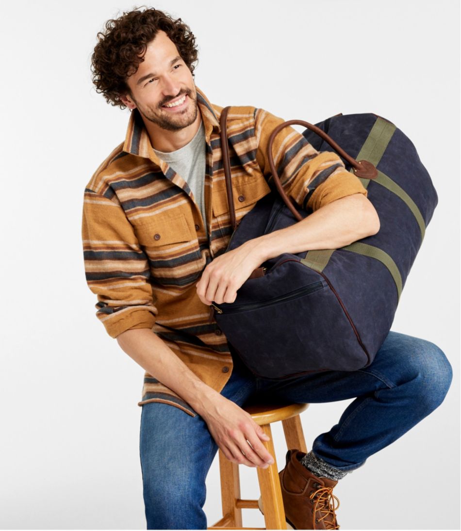 Waxed Canvas Duffle, Large | L.L.Bean