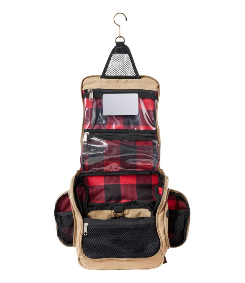 Waxed-Canvas Personal Organizer Toiletry Bag, Medium | L.L.Bean