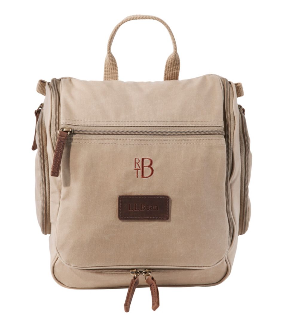 Waxed-Canvas Personal Organizer Toiletry Bag, Medium | L.L.Bean
