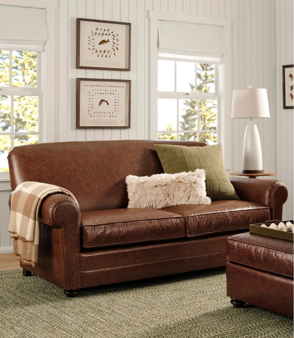 Bean's Leather Lodge Sofa | L.L.Bean