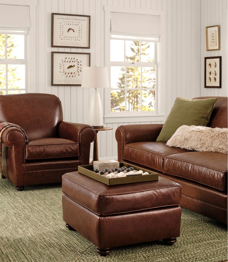 Bean's Leather Lodge Sofa | L.L.Bean