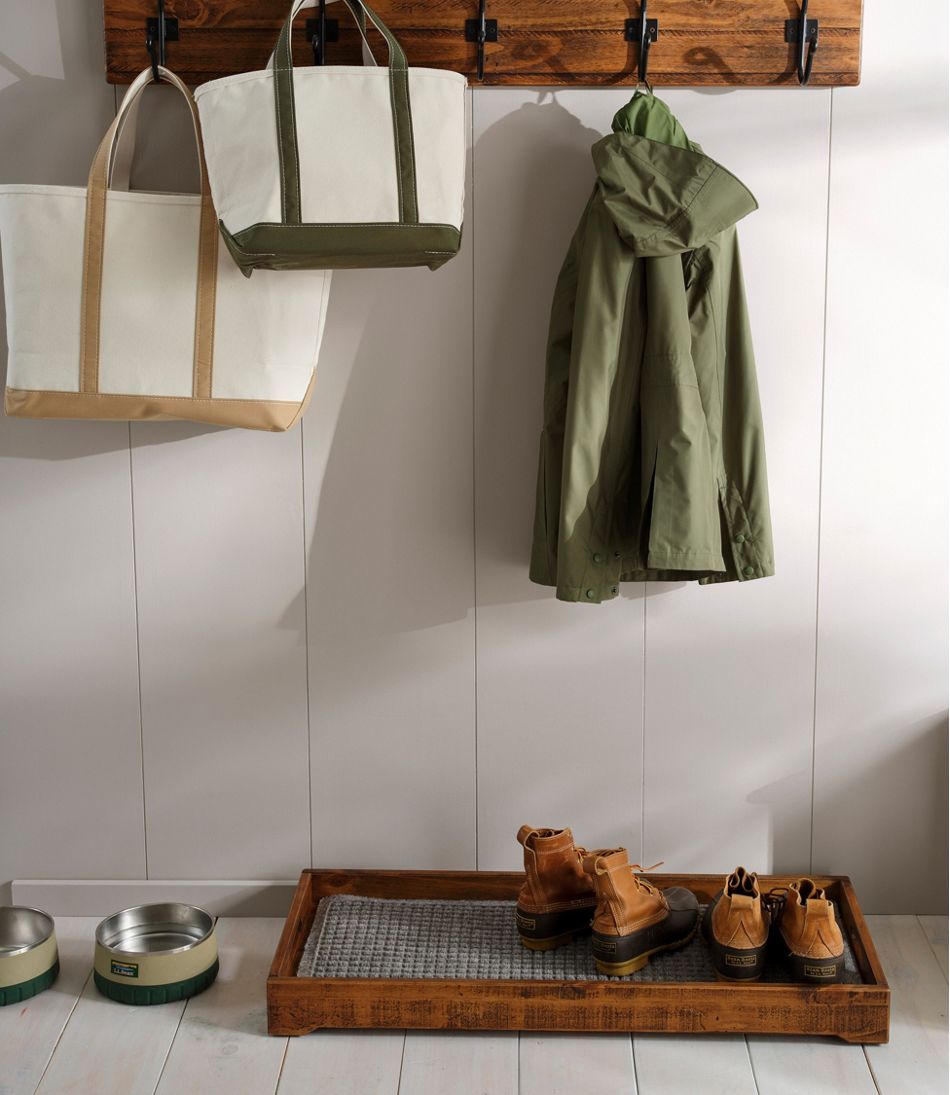 Rustic Wooden Boot Tray | L.L.Bean