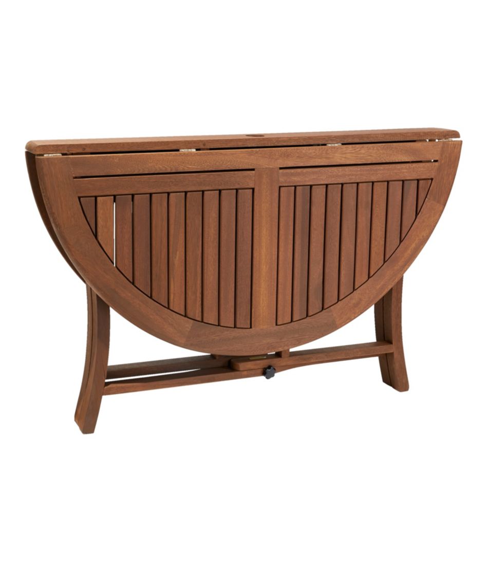 Eucalyptus Folding Table, Round | L.L.Bean