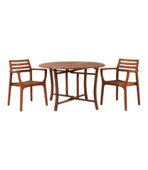 Eucalyptus Folding Table, Round | L.L.Bean