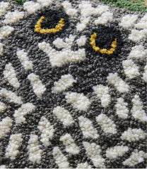 Indoor/Outdoor Hooked Pillow, Owls | L.L.Bean
