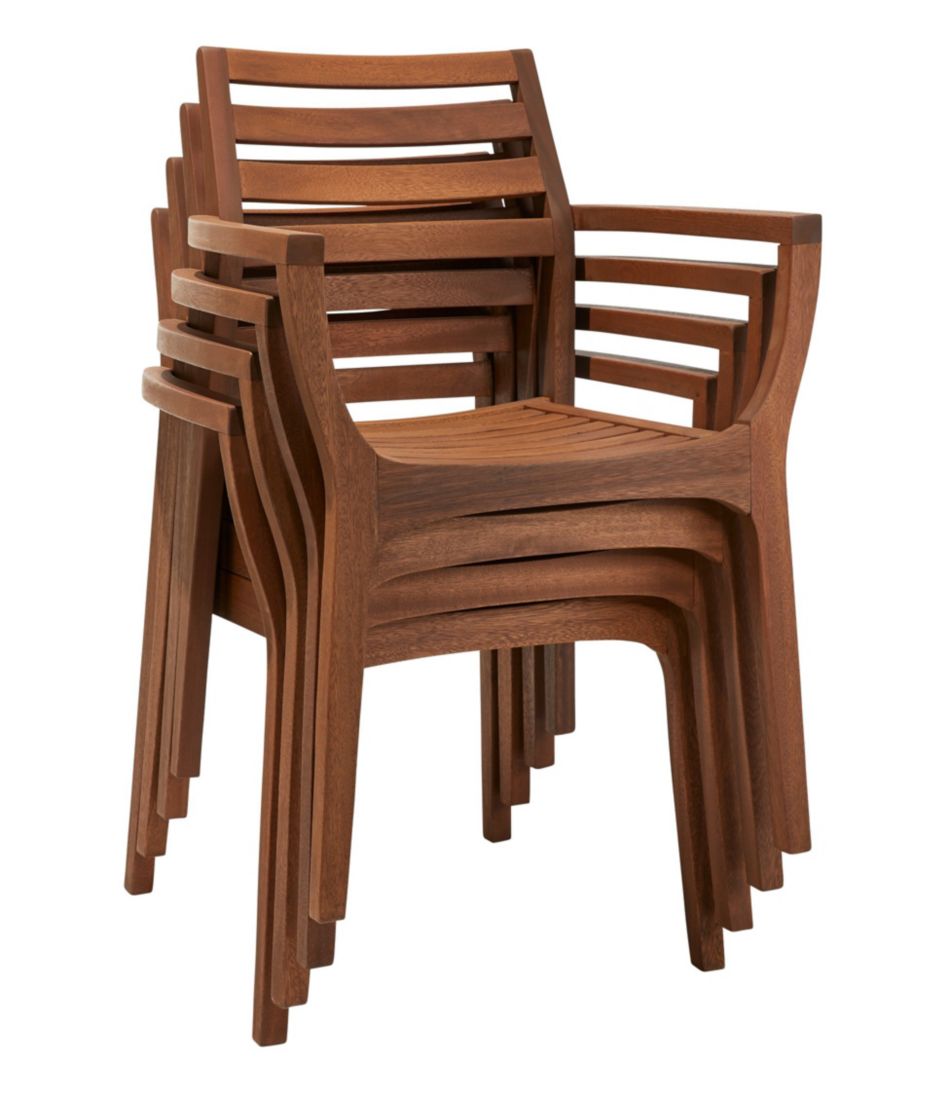 Eucalyptus Stacking Chairs, Set of Four | L.L.Bean