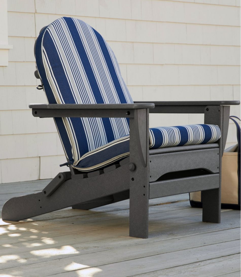 Casco Bay Adirondack Chair Seat and Back Cushion, Stripe | L.L.Bean