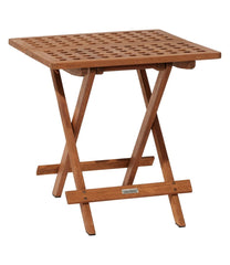 Eucalyptus Folding Side Table | L.L.Bean