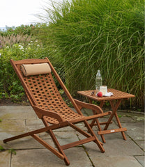 Eucalyptus Folding Side Table | L.L.Bean