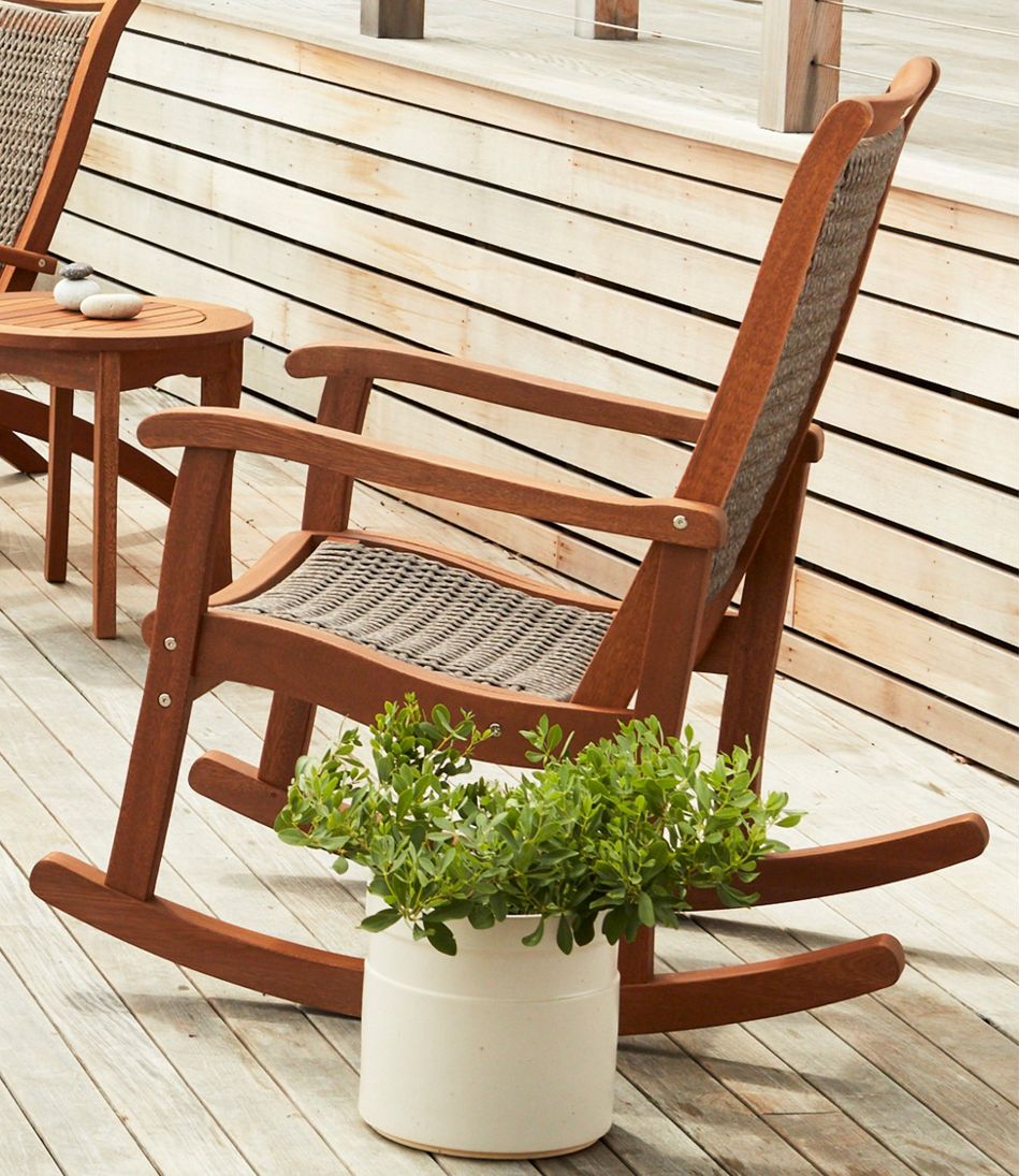 Wicker Eucalyptus Rocker | L.L.Bean