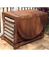 Eucalyptus Storage 7-Piece Dining Set | L.L.Bean