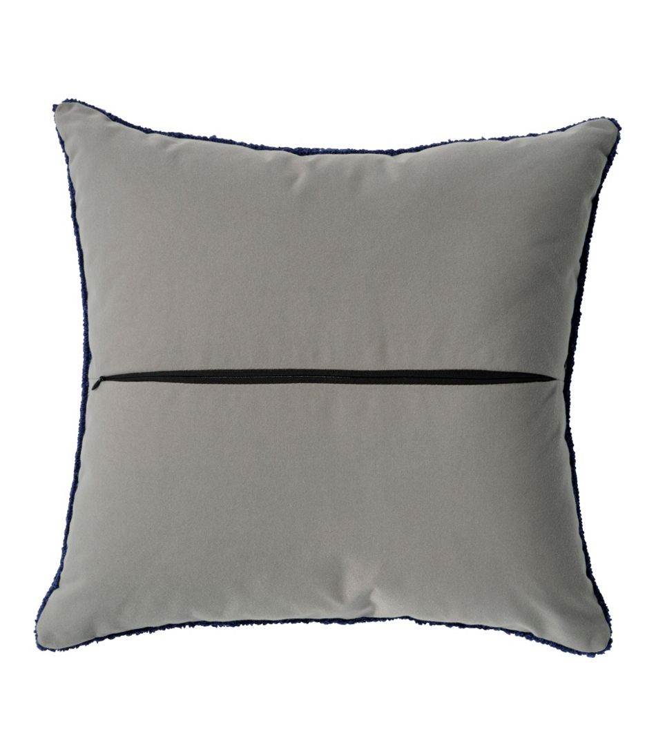 Indoor/Outdoor Hooked Pillow, Buoys | L.L.Bean