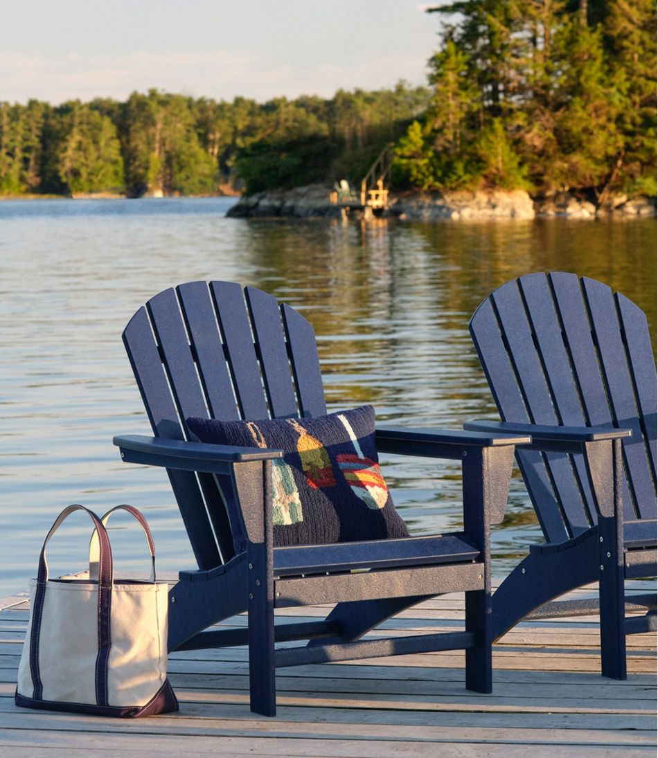 Indoor/Outdoor Hooked Pillow, Buoys | L.L.Bean