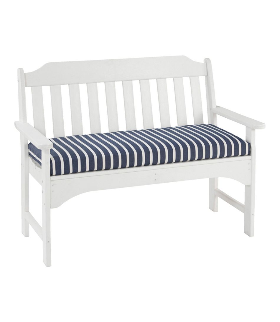 Casco Bay All-Weather Bench Cushion, Stripe | L.L.Bean