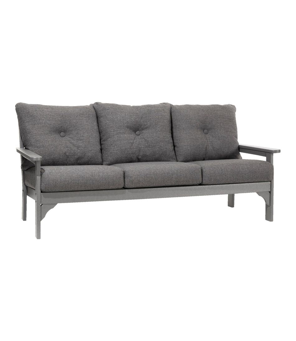 All-Weather Patio Sofa with Textured Cushion, Slate Gray | L.L.Bean