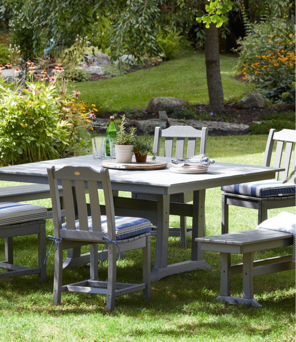 Casco Bay Cushion for All-Weather Armless/Folding Chair, Stripe | L.L.Bean