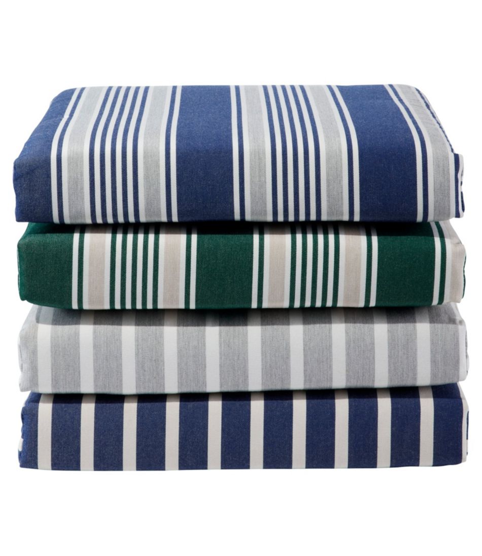 Casco Bay Cushion for All-Weather Armless/Folding Chair, Stripe | L.L.Bean