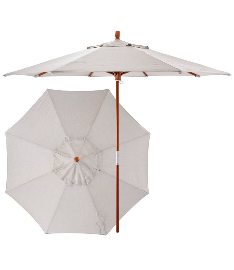 Sunbrella Market Umbrella, Wood | L.L.Bean