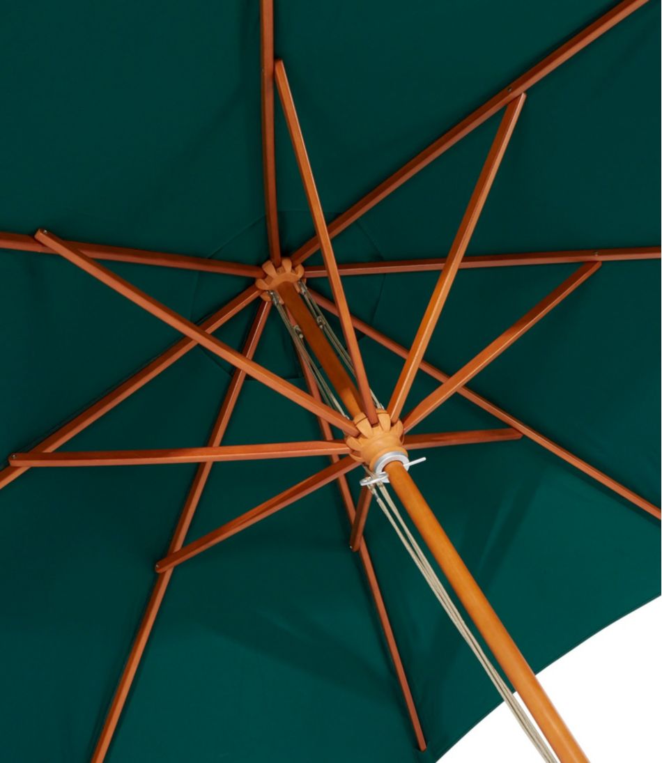 Sunbrella Market Umbrella, Wood | L.L.Bean