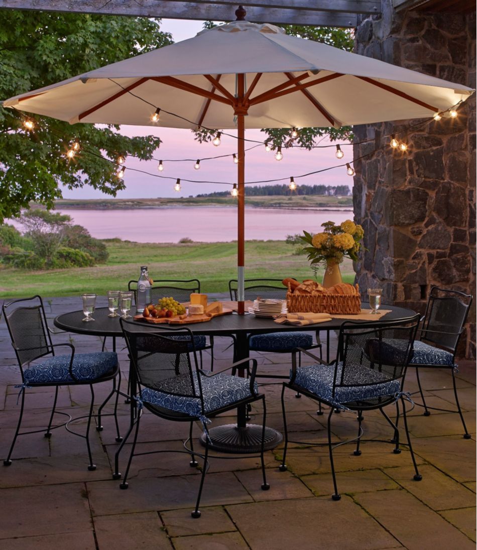 Sunbrella Market Umbrella, Wood | L.L.Bean